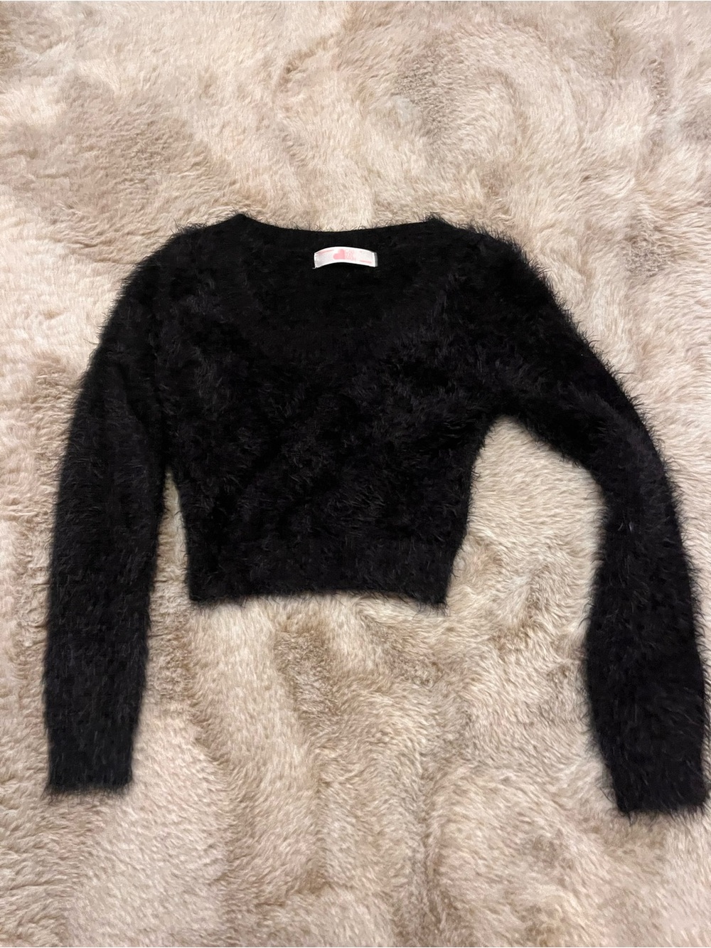AMERICAN APPAREL Fuzzy Crop Sweater